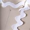 1 Yard White Jumbo Ric Rac Trim 1" Cotton Ribbon for Quilts & Home Décor